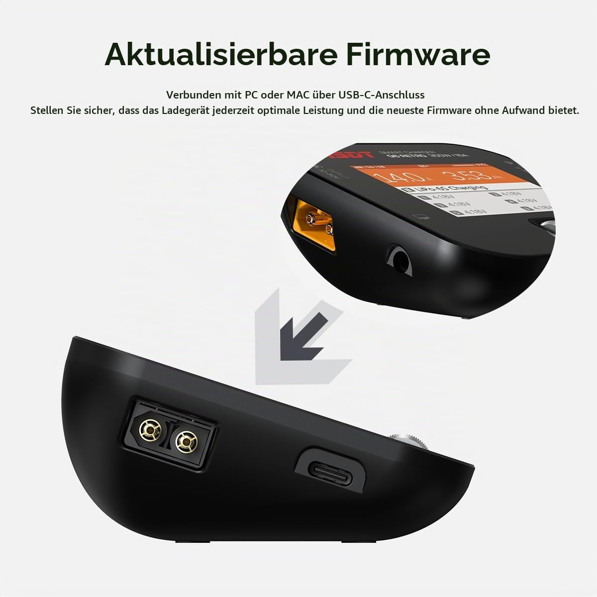 ISDT Q6 Retro LiPo Ladegerät DC 350W 2-6S Charger
