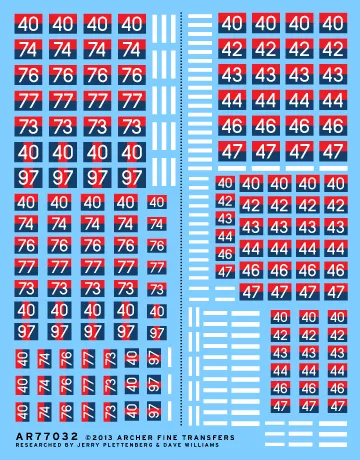 Archer AFT Decals AoS Signs Royal Artillery Abziehbilder 1/35