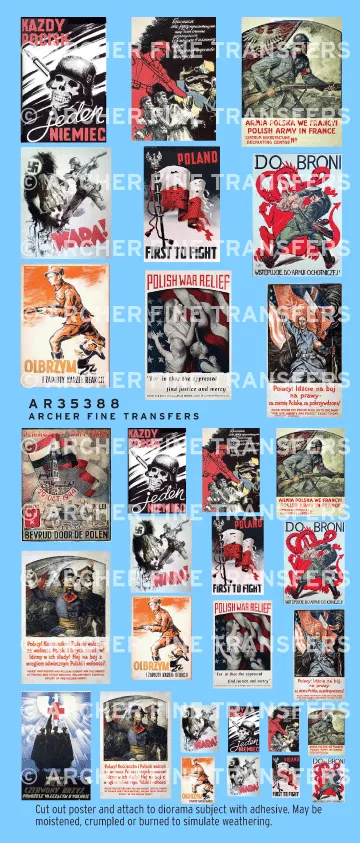 Archer Miscellaneous Polnische Poster Set 1/35 30 Stück