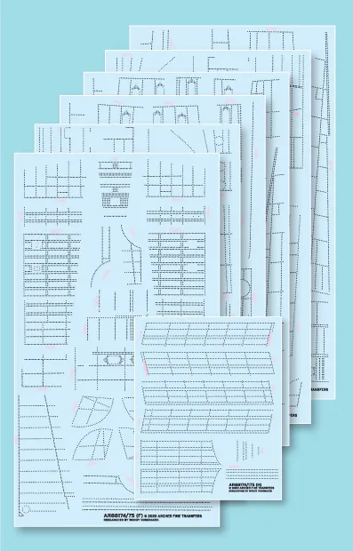 Archer Aircraft Rivet Skins Trumpeter SBD Nieten 1:32