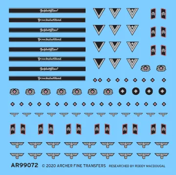 Archer Uniform Patches Panzerbesatzung Heer 1/16