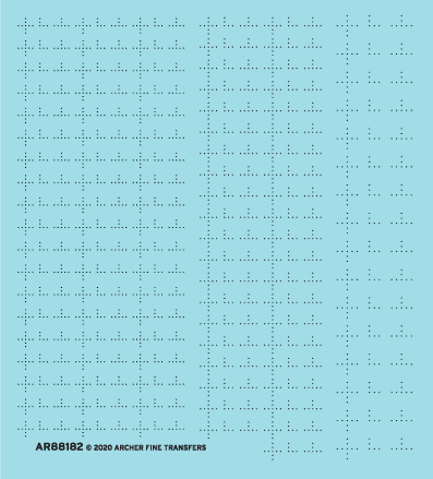Archer Surface Details Eck-Nietendecals 1/48 90 Grad Flugzeug