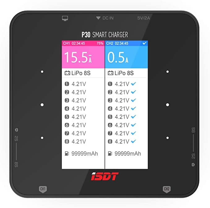 ISDT P30 DC Lipo Ladegerät Dual 1000W 30A Bluetooth