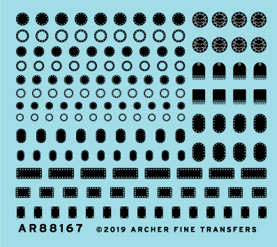 Archer Surface Details Access Panels generic 1/48 148 Stk