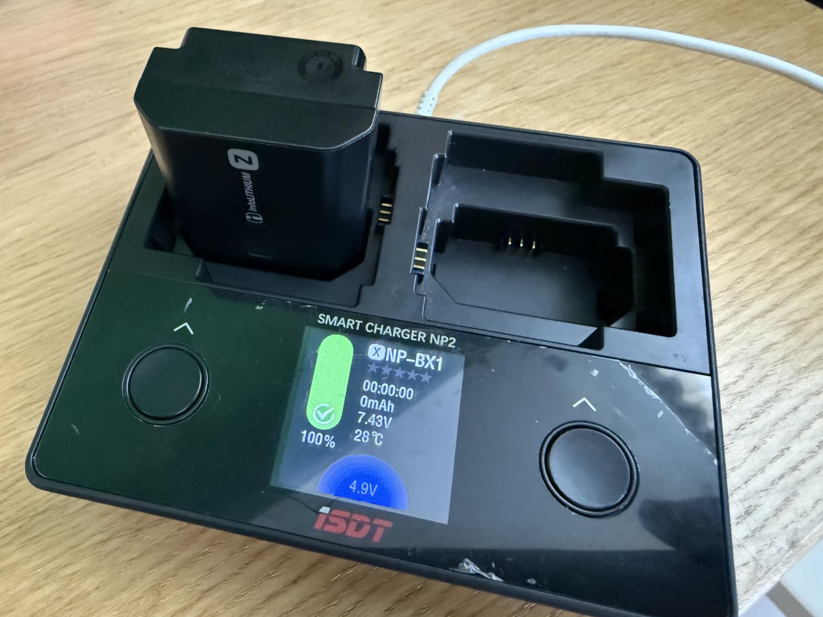 ISDT NP2 Kamera Ladegerät Sony NP-FZ100 Dual USB-C