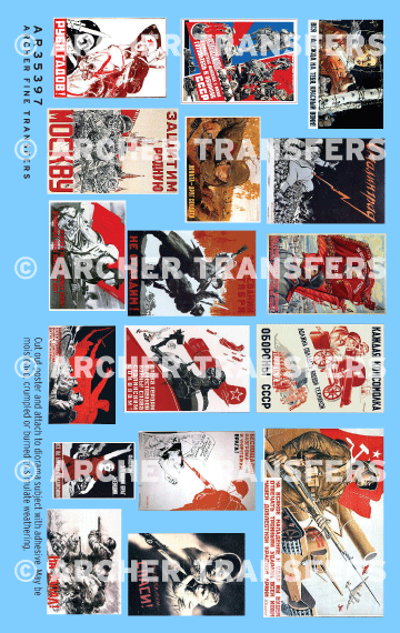 Archer Miscellaneous Sowjet Poster 1/35 WWII Propaganda