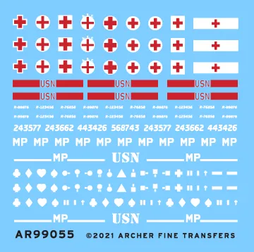 Archer AFT Decals US Helmabzeichen 1/35 WWII Decal Airborne