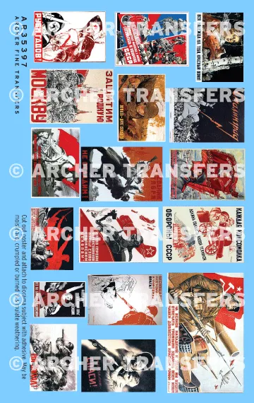 Archer Miscellaneous Sowjet Poster 1/35 WWII Propaganda