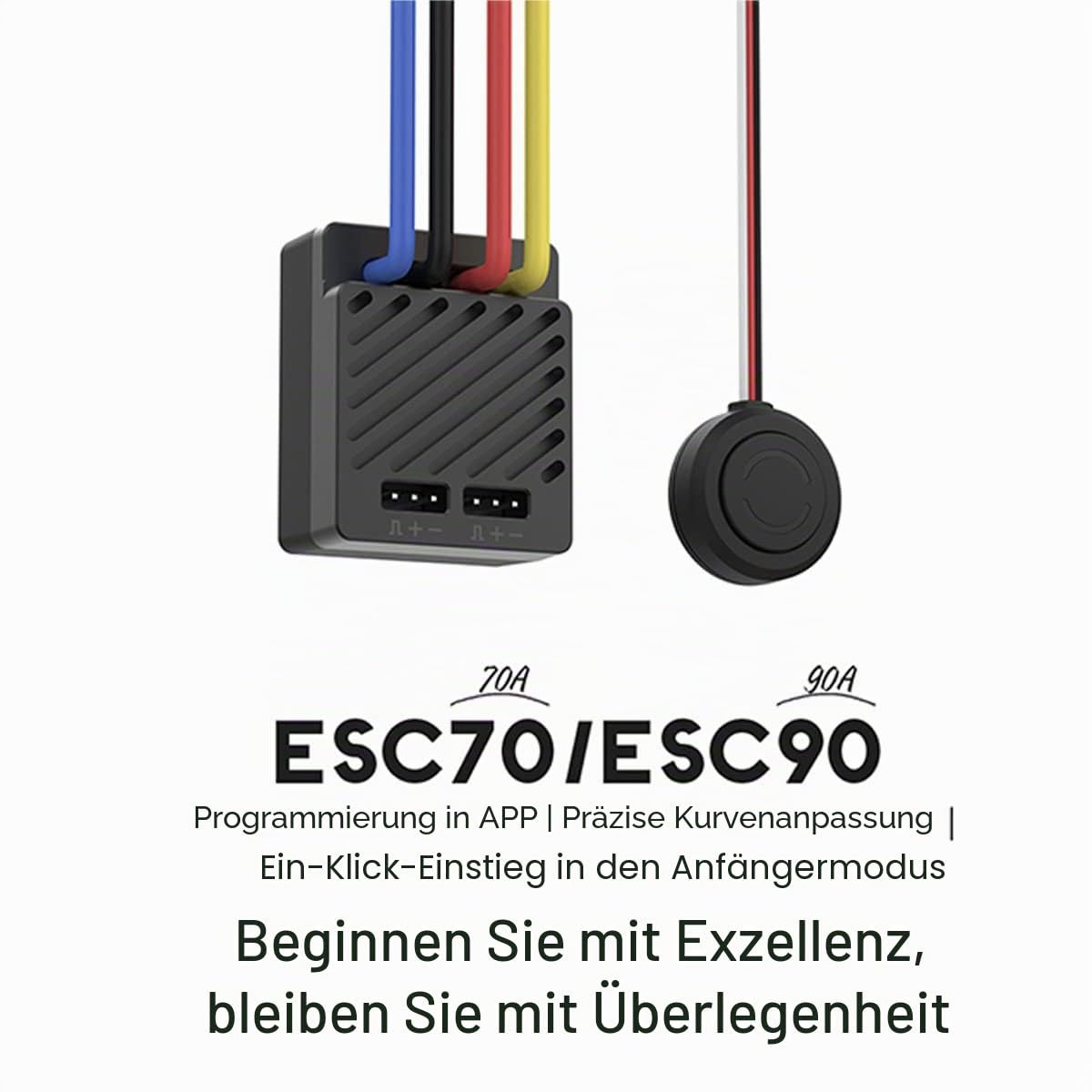 ISDT ESC70 Fahrtregler 70A Brushed RC Auto 1:10