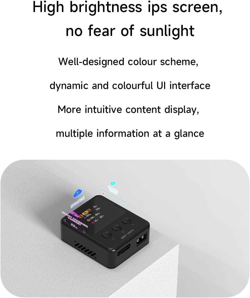 ISDT 608PD DC-Ladegerät 6S 240W USB-C 10A