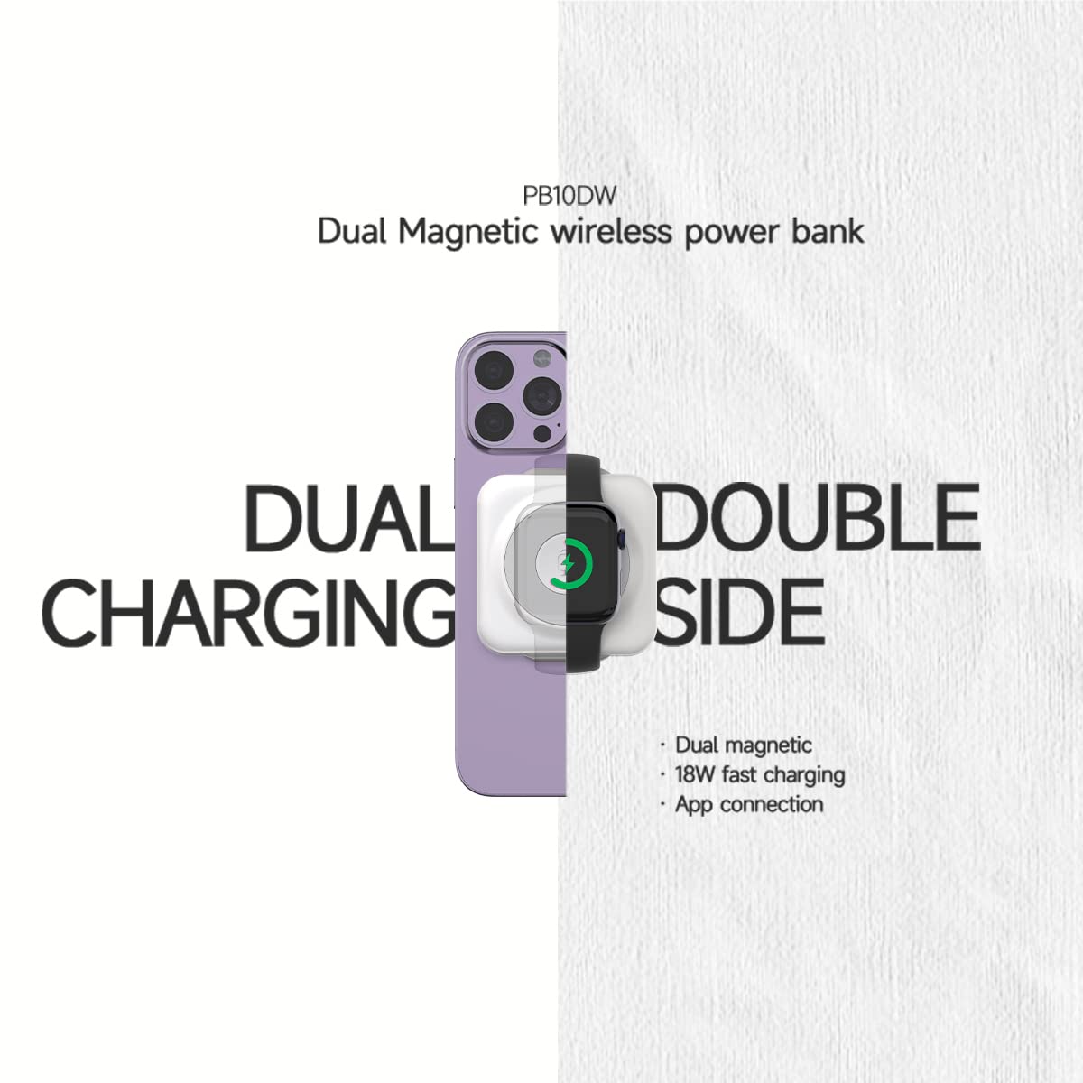 ISDT PB10 DW Magnet Powerbank 3000mAh iPhone iWatch