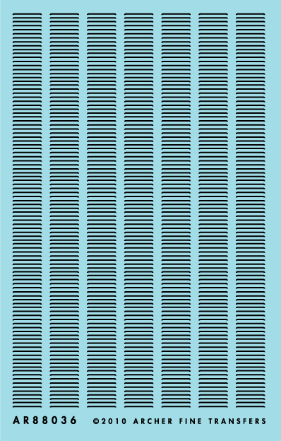 Archer Surface Details 14-inch Louvers Spur 0 Decals