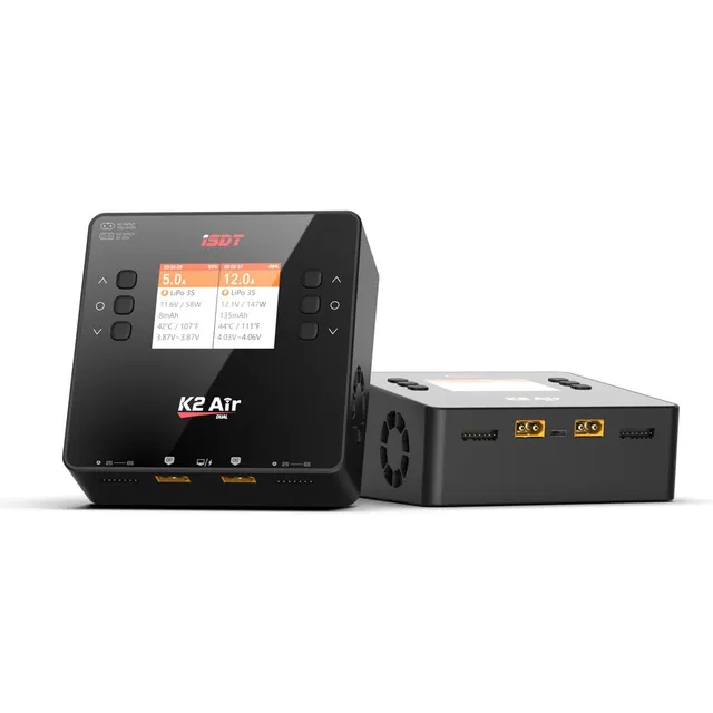 ISDT K2 AIR AC+DC Ladegerät 2x500W 20A 1-6S
