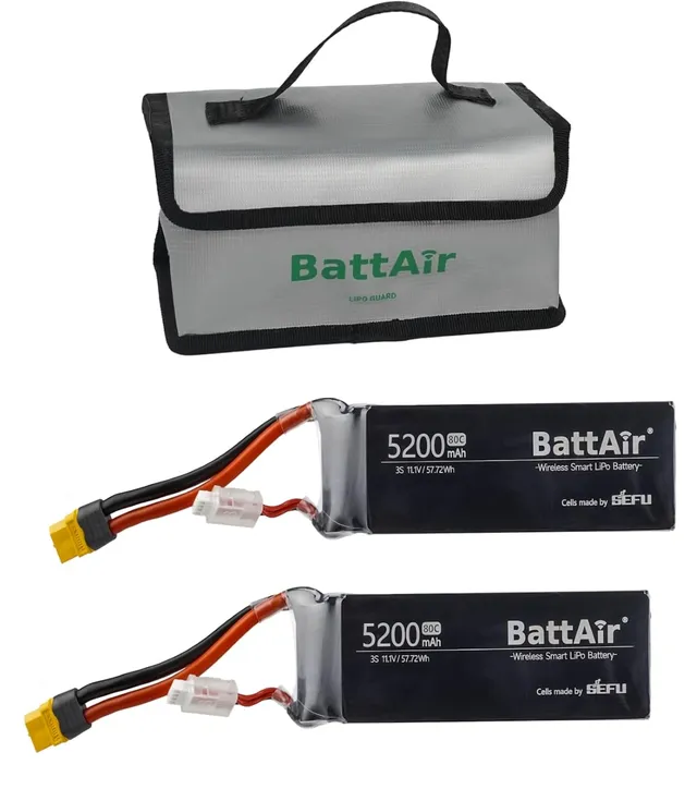 ISDT BattAir 3S 5200mAh LiPo Akku XT60 11,1V 2 Stück