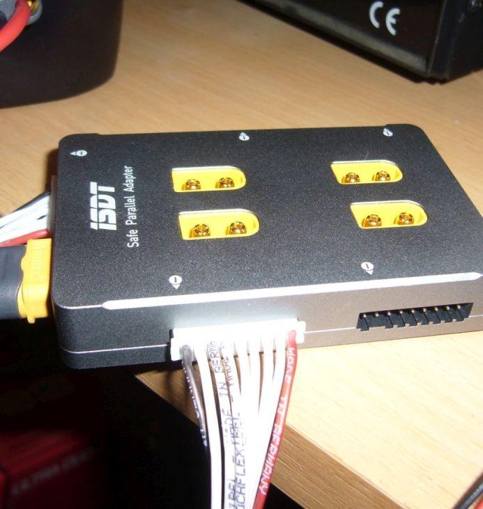 ISDT PC-4860 Parallel-Ladegerät 1-8S XT60 4-fach Alu