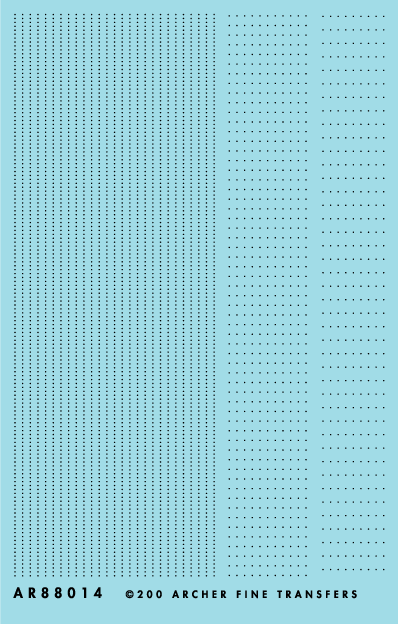 Archer Surface Details Rivets 0,2 mm Nietendecals 66x112 mm