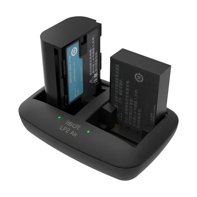 ISDT LP2 AIR Kamera Akku Ladegerät Dual LP-E6 USB-C