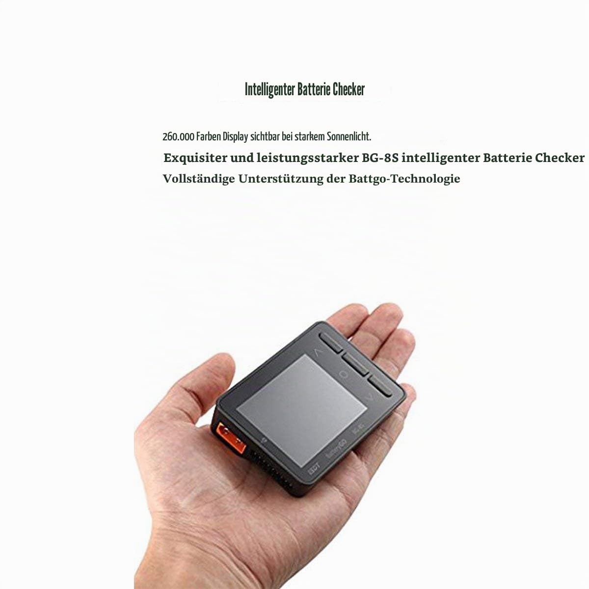 ISDT BG-8S Batterietester LCD 1-8S Balancer