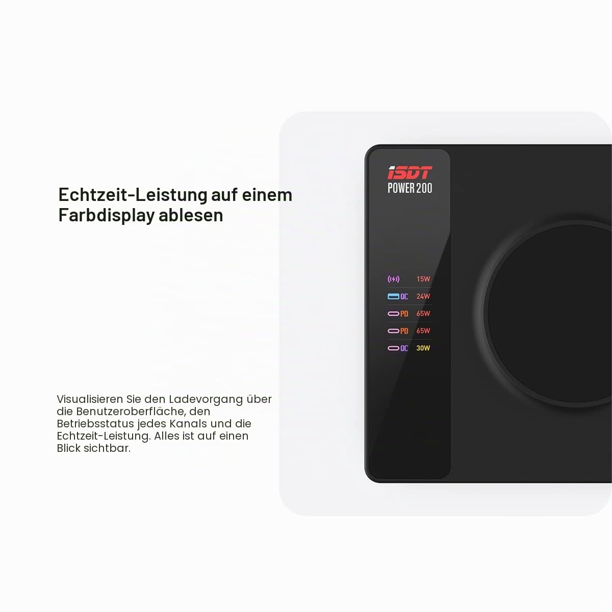 ISDT Power 200 USB-C Netzteil 200W 5-fach LCD