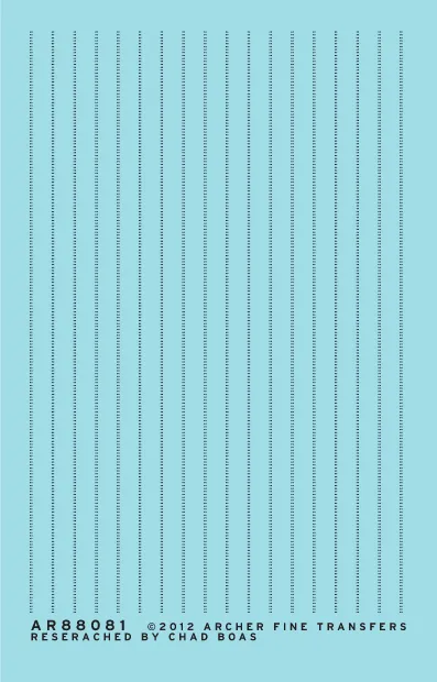 Archer Surface Details Belt Rail Nieten Decals Spur N Doppelreihe