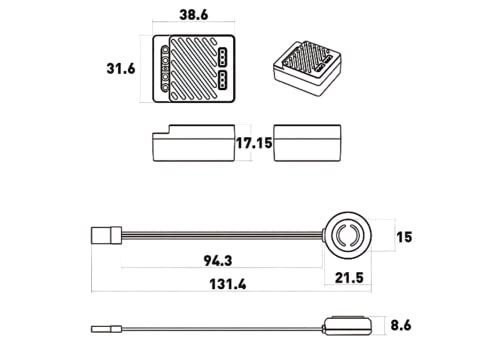 ISDT ESC 90 Fahrtregler Brushed WP1080 90/180A 1:10