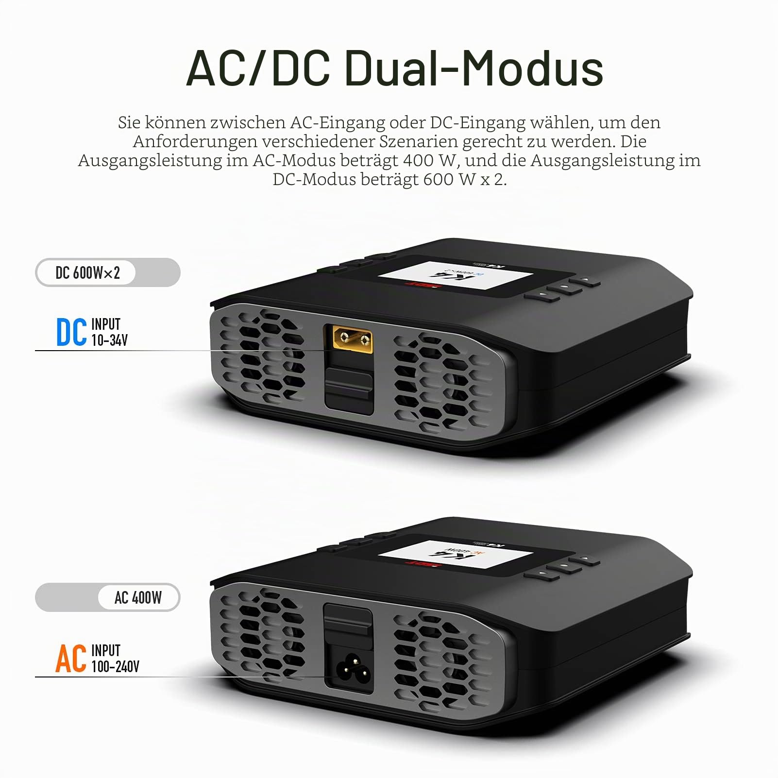 ISDT K4 AC DC Ladegerät 400W LiPo 1-8S Balance