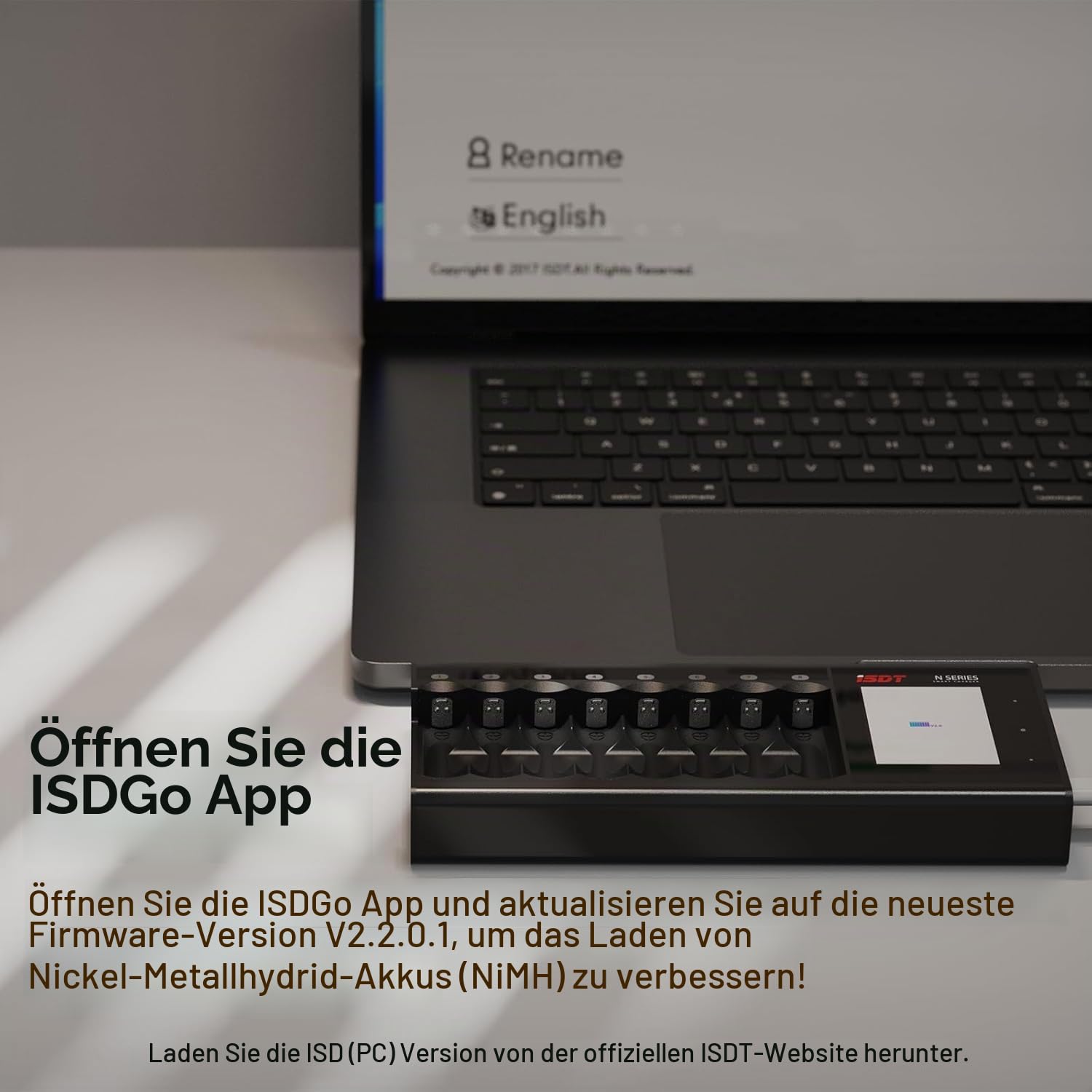 ISDT N24 Rundzellen-Ladegerät 24 Slots AA AAA
