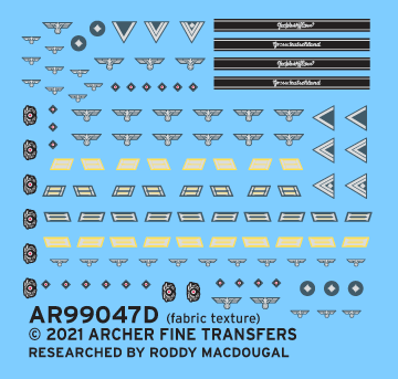 Archer Uniform Patches Aufklärung Heer Decals 1/35