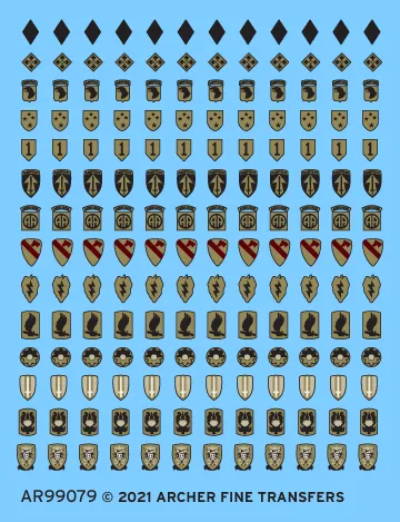 Archer Uniform Patches US Army Vietnam Decal 1/35