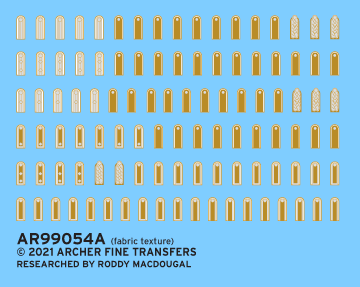 Archer Uniform Patches Schulterklappen DAK Uniformaufnäher 1/35