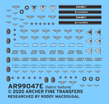 Archer Uniform Patches Sanitäter Heer Early War Decals 1/35