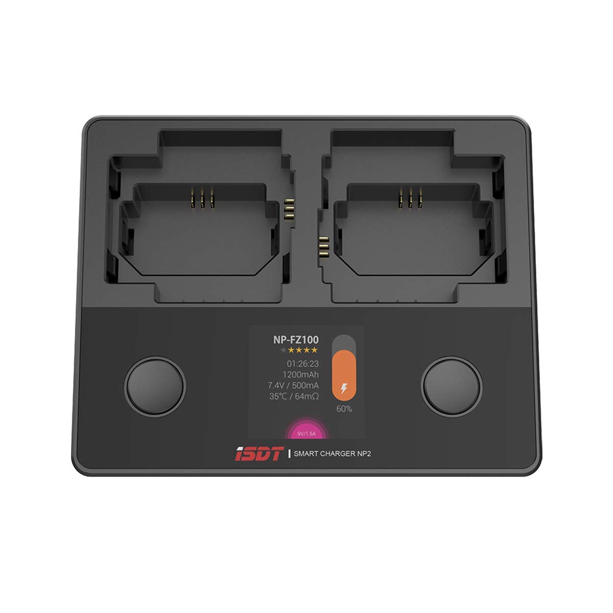 ISDT NP2 Kamera Ladegerät Sony NP-FZ100 Dual USB-C