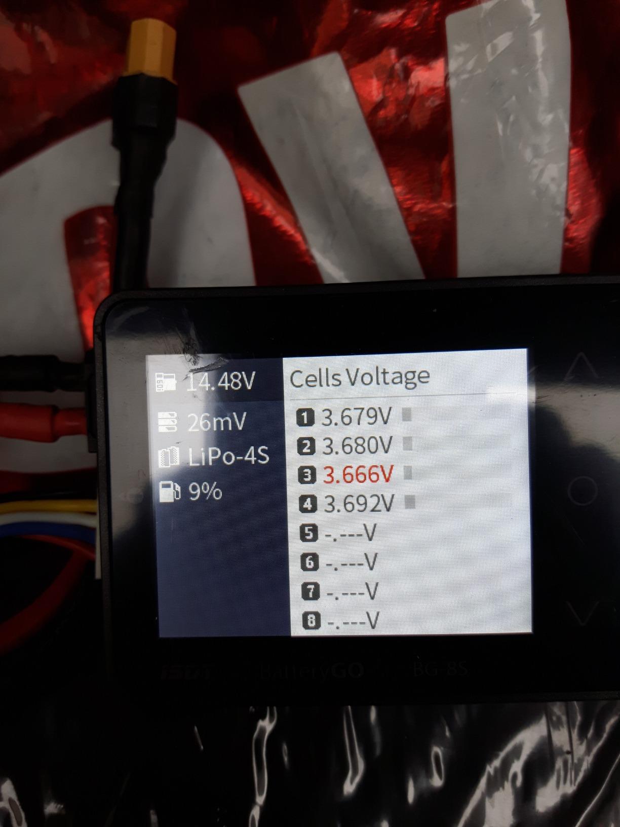 ISDT BG-8S Batterietester LiPo Checker 1-8S mit Balancer