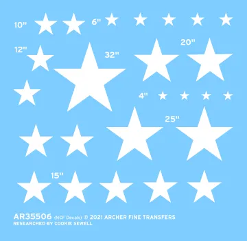 Archer U.S. Armor National Insignias Jeep GMC Abziehbilder 1:35
