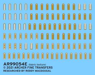 Archer Uniform Patches Schulterklappen 1/35 DAK Sanitäter