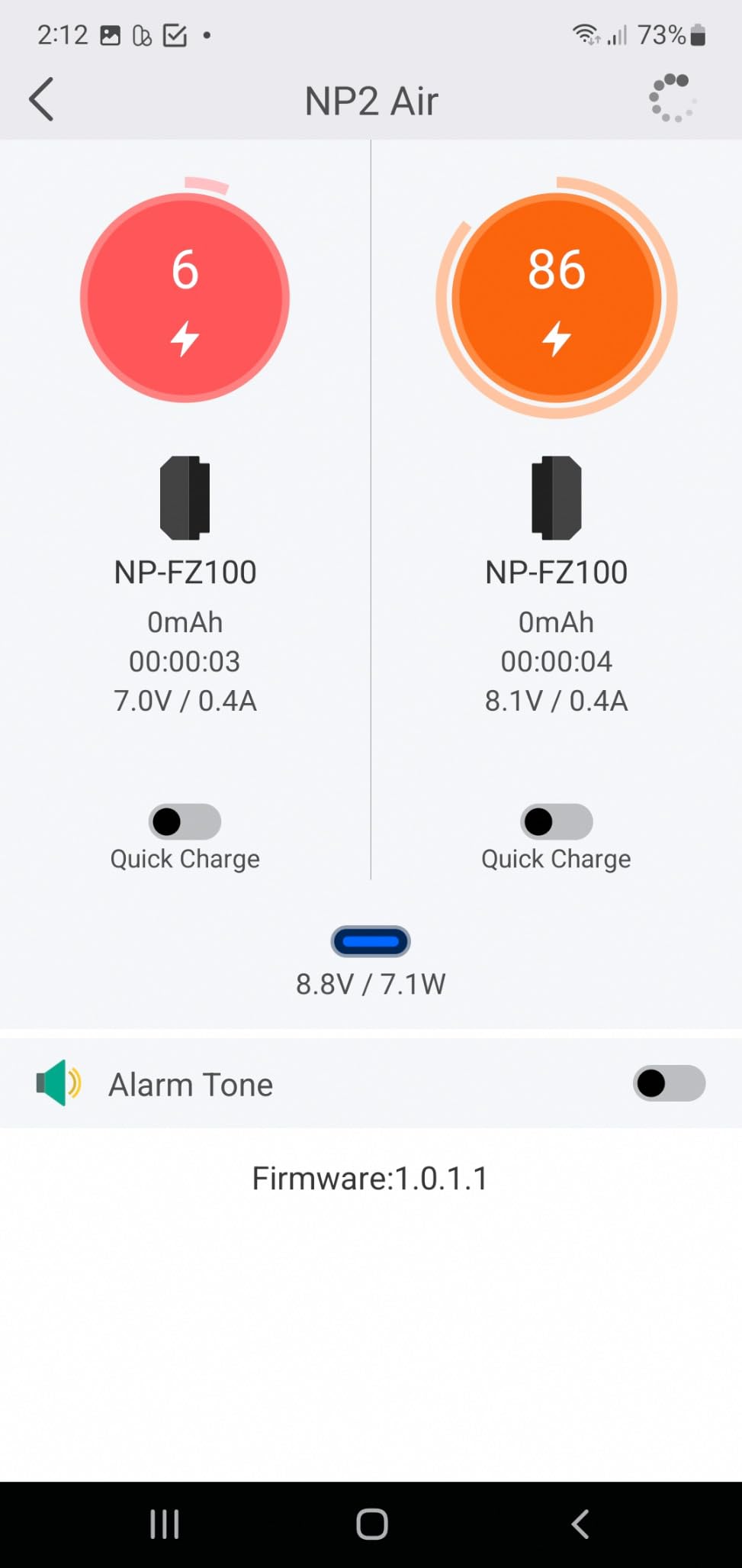 ISDT NP2 Air Kamera Akkuladegerät NP-FZ100 USB-C