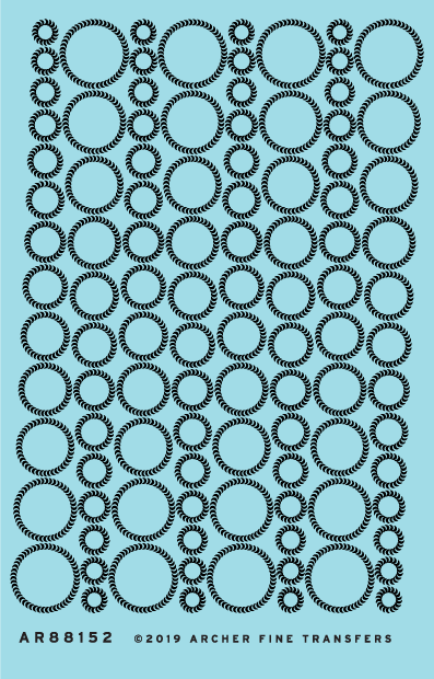 Archer Surface Details Schweißnähte rund 1mm Decals 1,02mm
