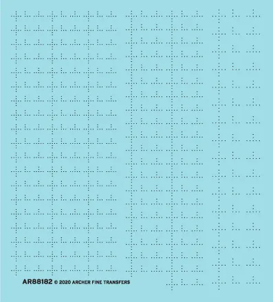 Archer Surface Details Eck-Nietendecals 1/48 90 Grad Flugzeug