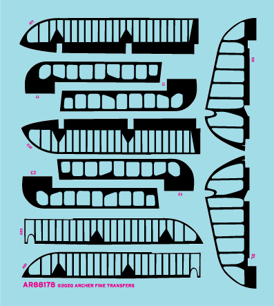 Archer Aircraft Fw 190 Revell 1/32 Korrektur Decals