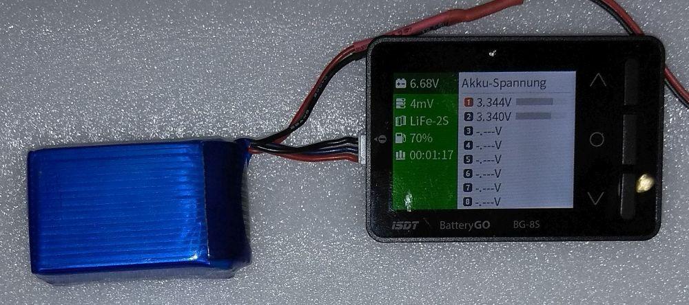 ISDT BG-8S Batterietester LiPo Checker 1-8S mit Balancer
