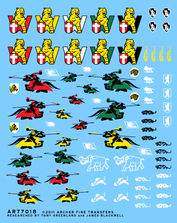 Archer AFT Decals Tiger Battalion Abziehbilder 1/35 WWII