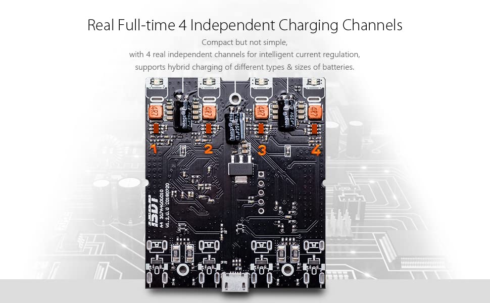 ISDT A4 Air Akku Ladegerät AA AAA Bluetooth 4-Slot