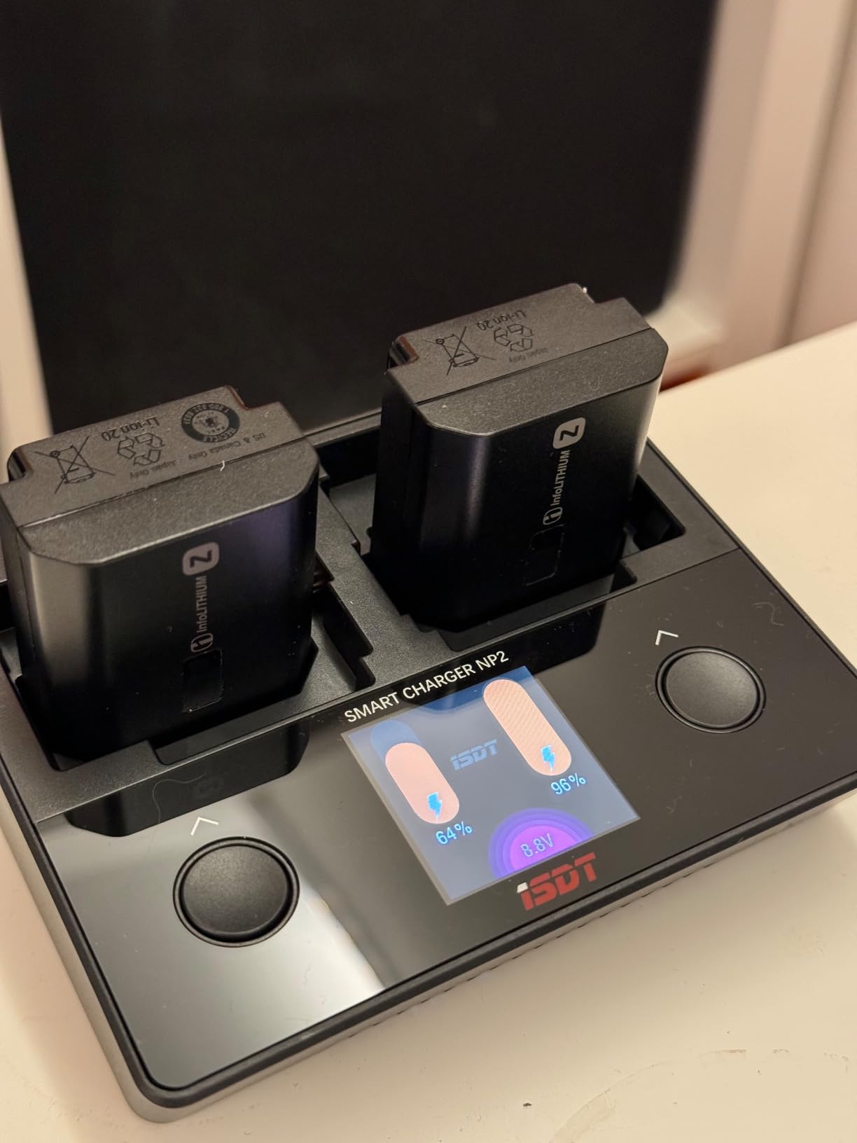 ISDT NP2 Kamera Ladegerät Sony NP-FZ100 Dual USB-C