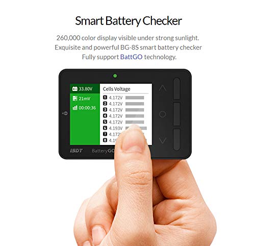 ISDT BG-8S Batterietester LiPo Checker 1-8S mit Balancer