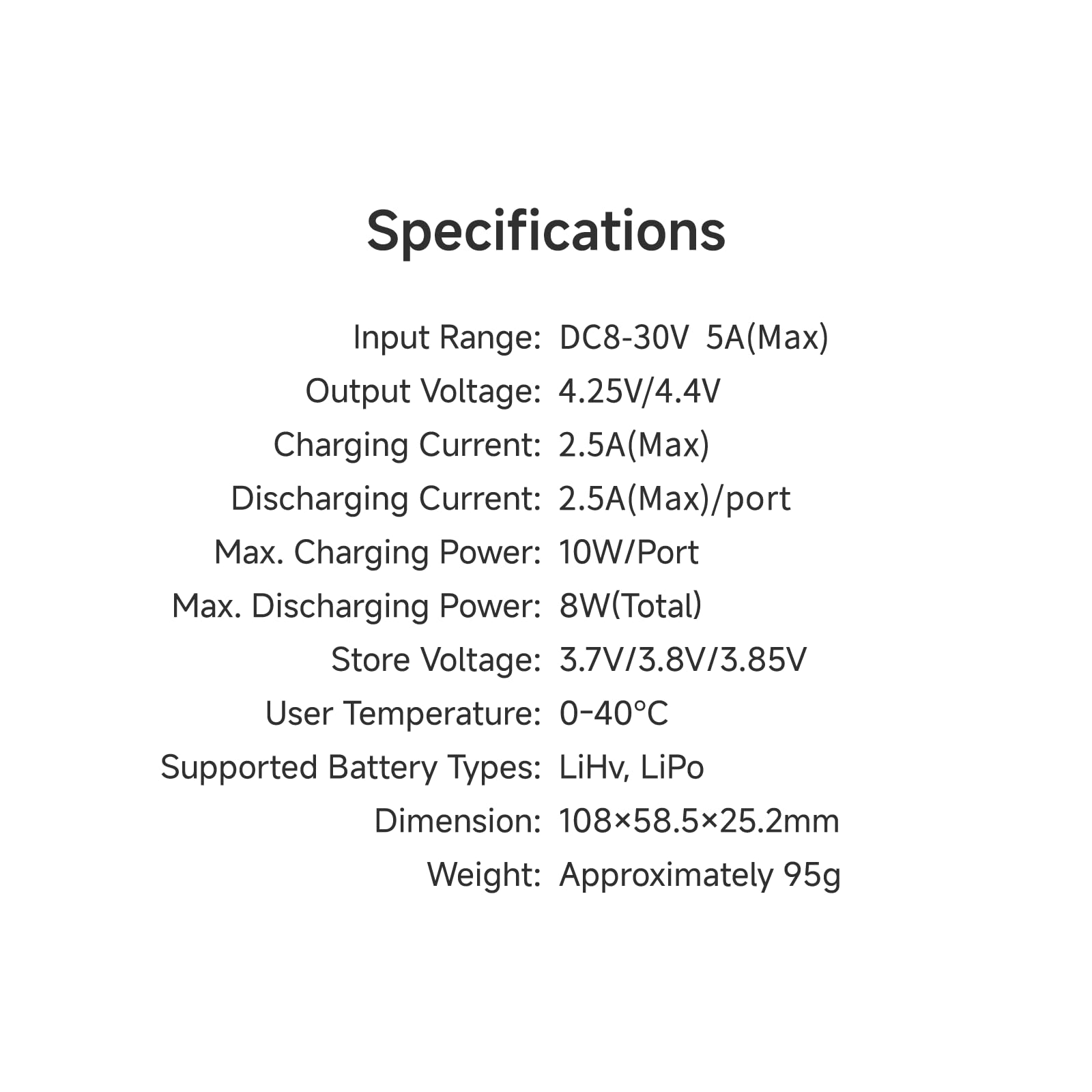 ISDT E625 6-Kanal LiPo Ladegerät 1S USB-C