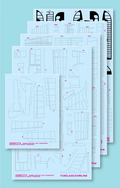Archer Aircraft Fw 190 Nieten Skins 1/32 Hasegawa