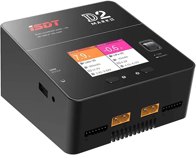 ISDT D2 Mark 2 AC Ladegerät Dual 2x200W 1-6S
