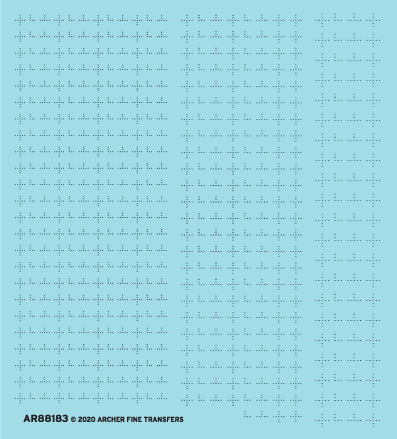 Archer Surface Details 90° Ecken Nieten 1/72 Decals