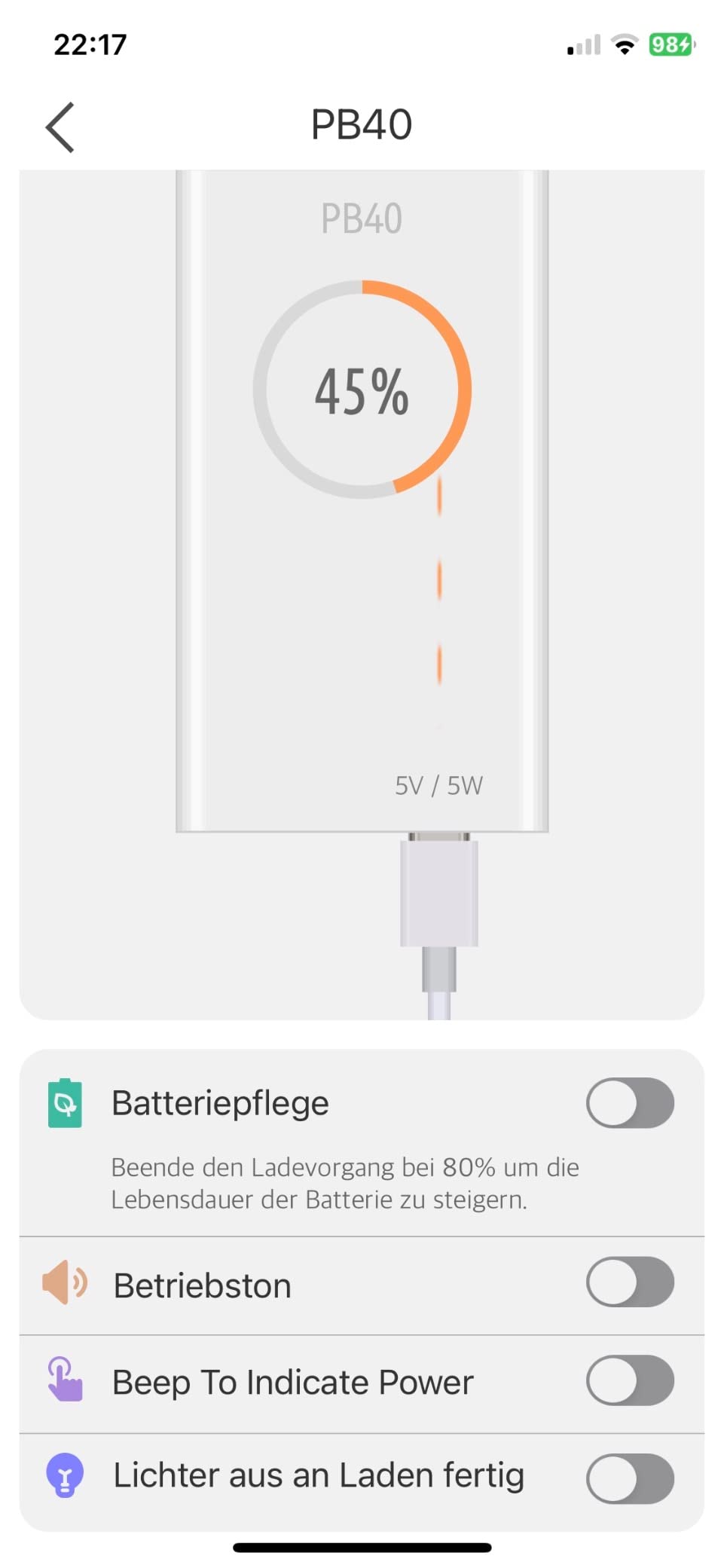 ISDT PB40 Mobile Power Powerbank 10000mAh 36W USB-C PD