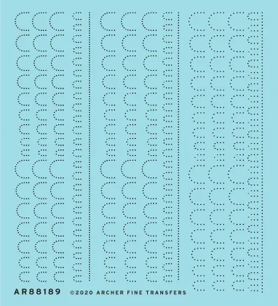 Archer Surface Details Oblong Nietendecals 1/32 Flugzeug